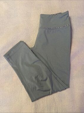 High-Waist Sage Green Leggings